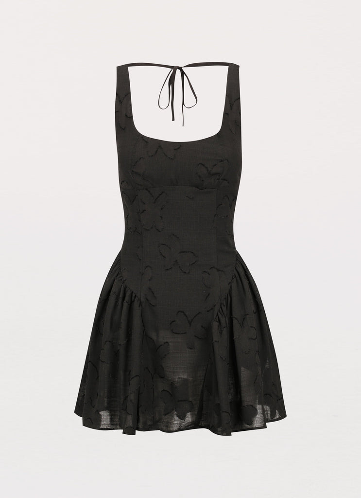 Evelyn Mini Dress - Black
