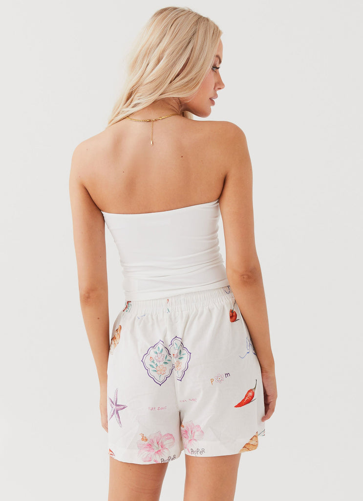 Sweet Relief Linen Shorts - Banchetto