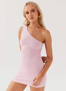 Bria Knit Mini Dress - Rose Pink