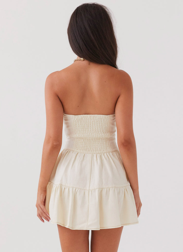 Adriana Denim Bustier Dress