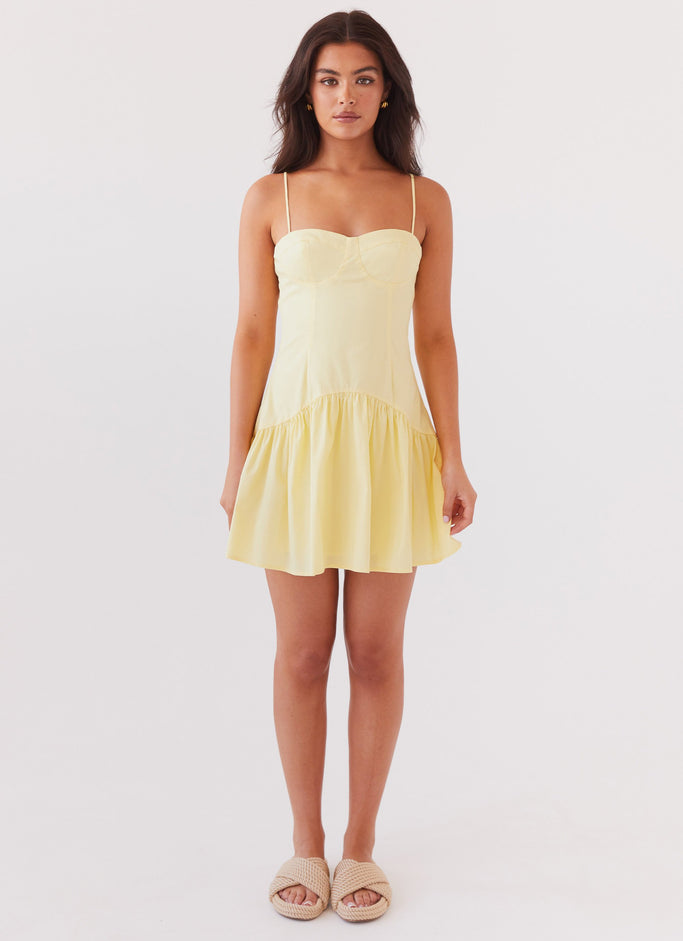 Endless Summer Mini Dress - Canary