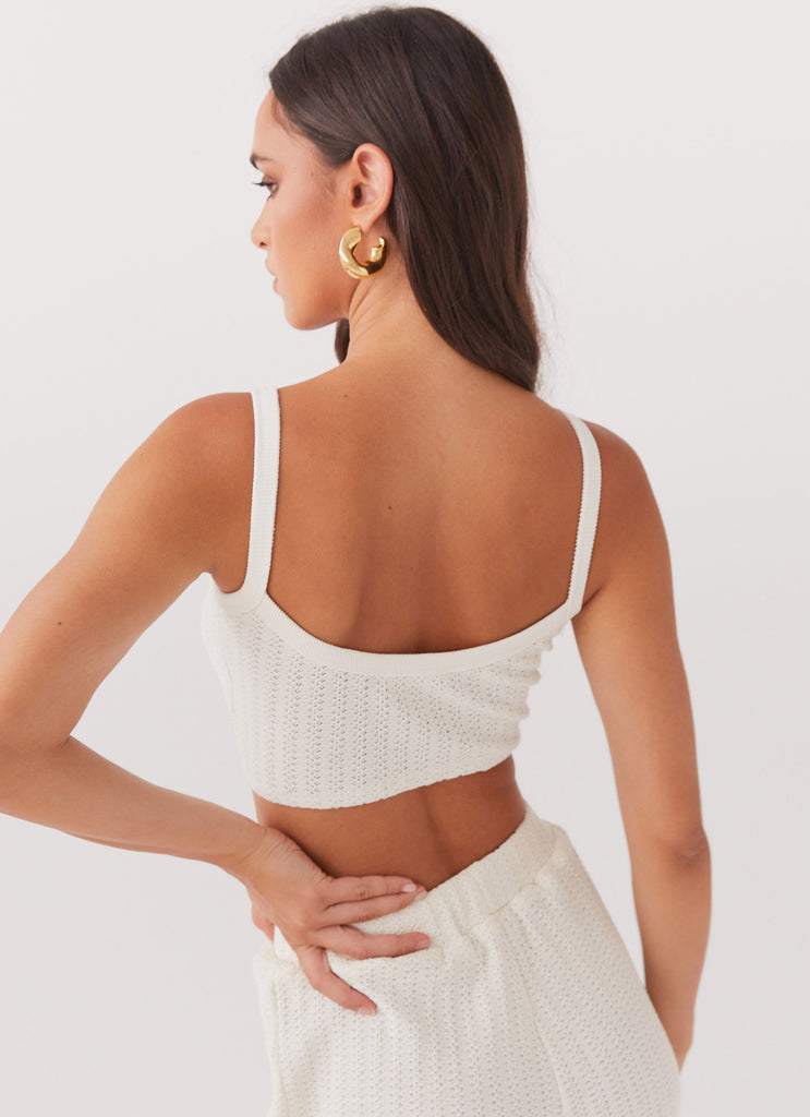 By The Bay Knit Top - Ivory