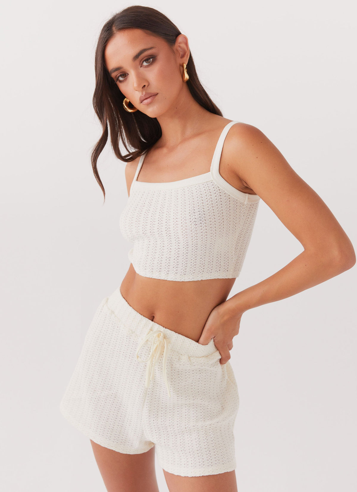 By the Bay Knit Top - Ivory