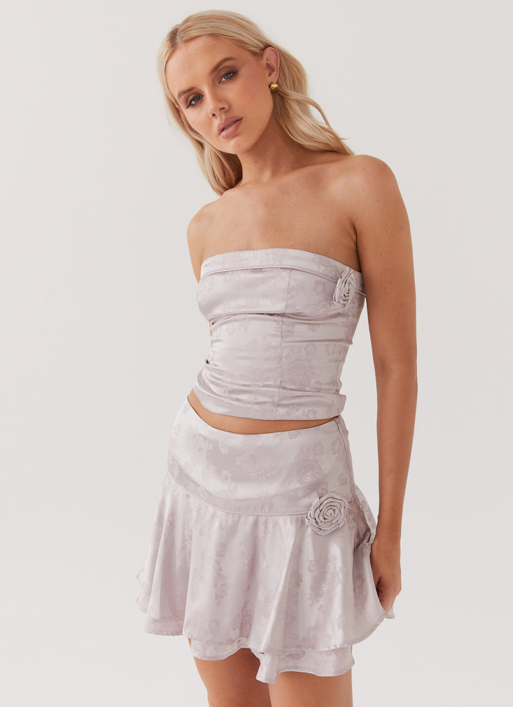 Jasmine Rose Mini Skirt - Rosette Haute