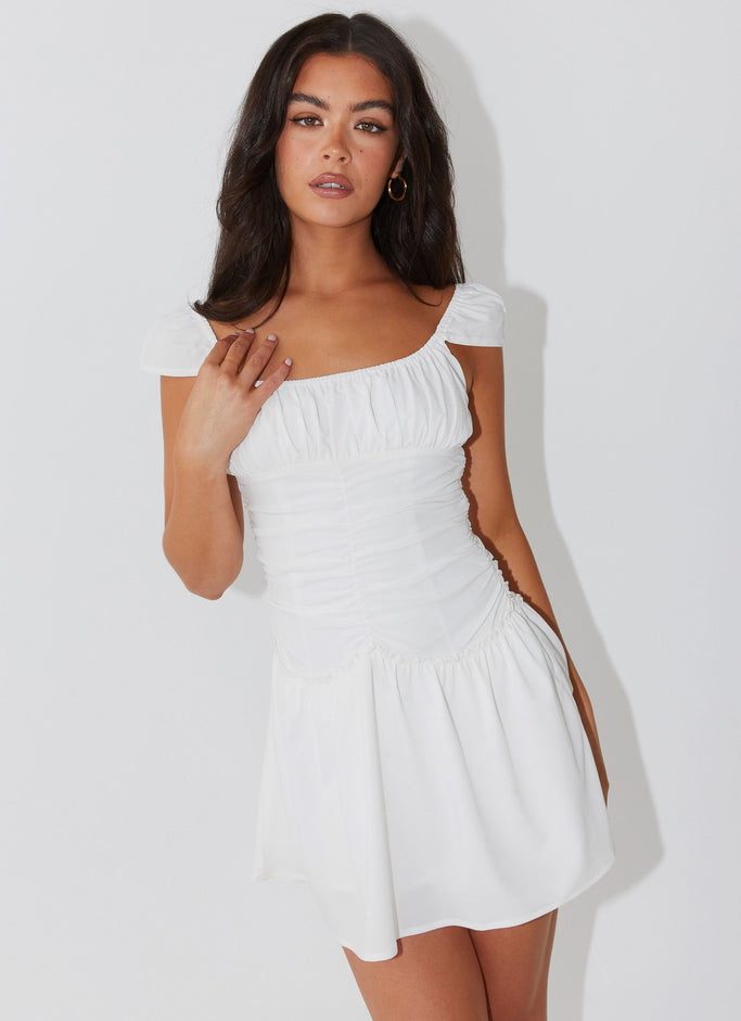 Island Dreams Mini Dress - White