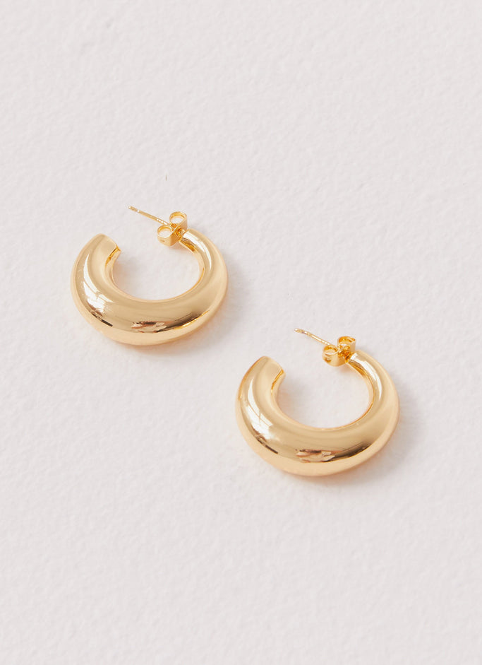 Calisse Hoop Earrings - Gold