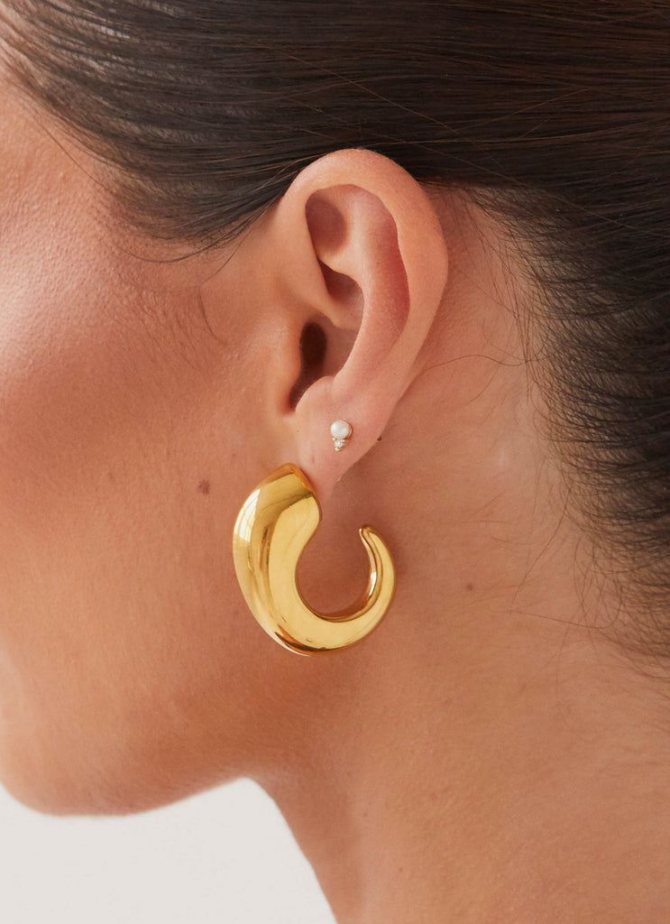 Gold Hoop Earrings For Women, Hoop Earrings