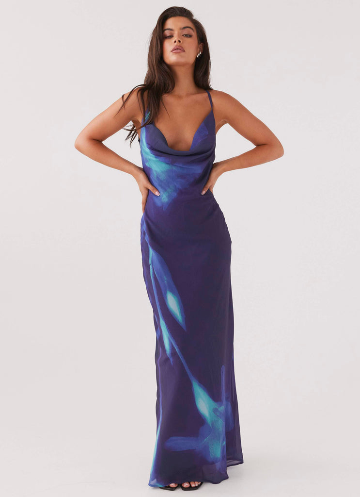 Astra Maxi Dress - Cyber Rose