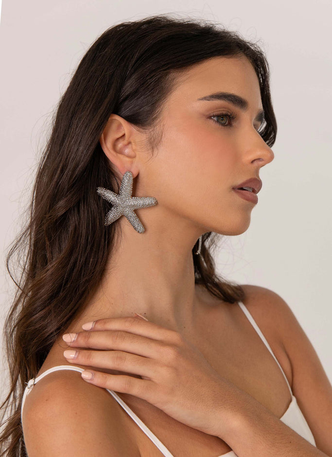 Geneve Starfish Earring - Silver
