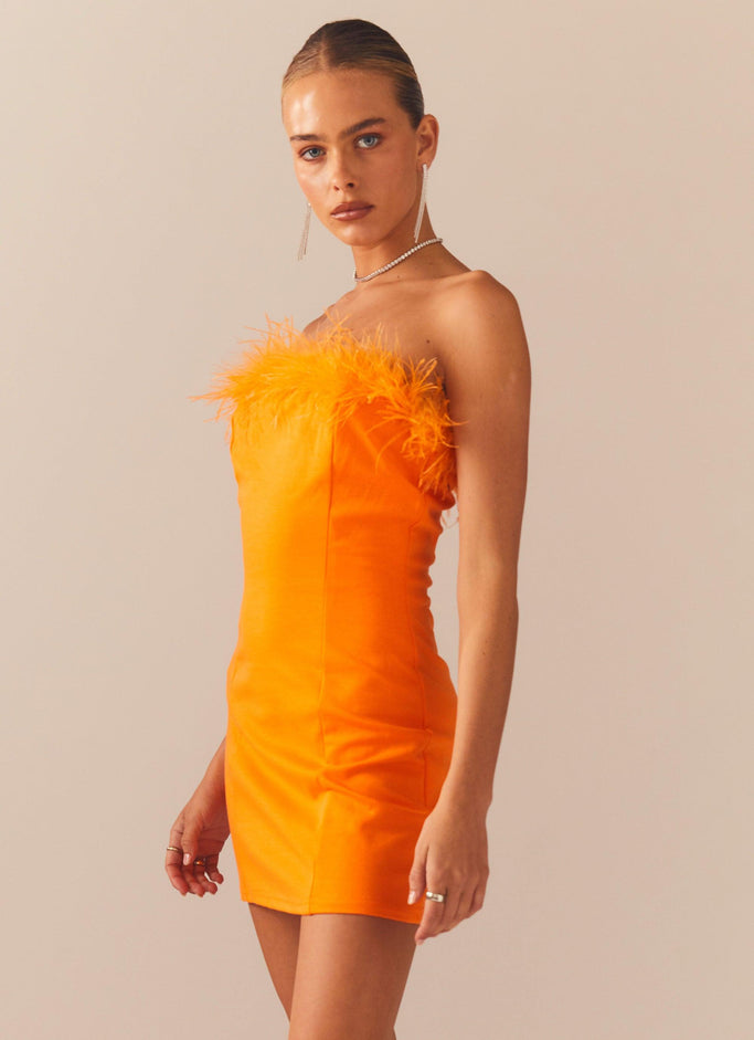Starlight Dancer Dress - Tangerine
