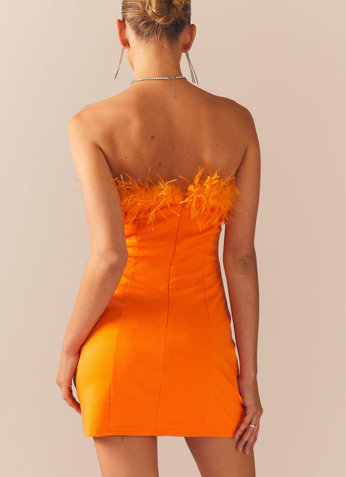 Starlight Dancer Dress - Tangerine