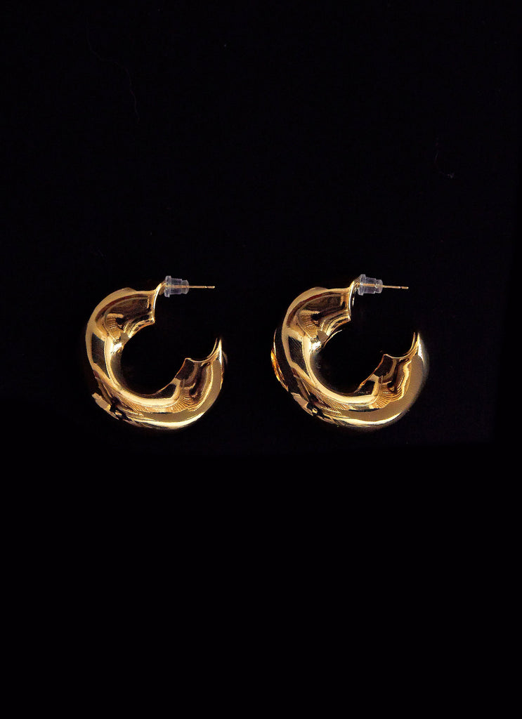 Jovie Hoop Earrings - Gold