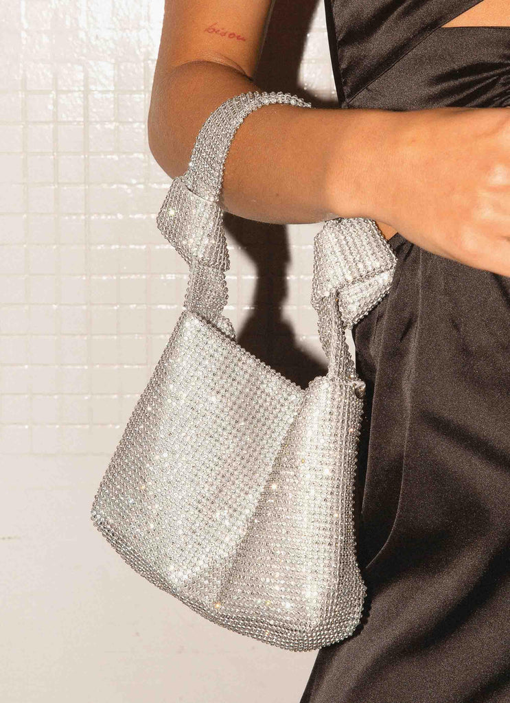 That's Hot! Glomesh Bag - Silver - Peppermayo