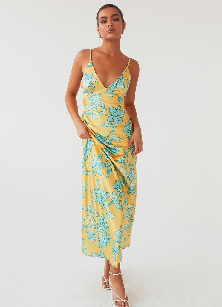 Sorrento Sun Maxi Dress - Golden Bloom Peppermayo Sorrento Sun Maxi Dress - Golden Bloom Peppermayo