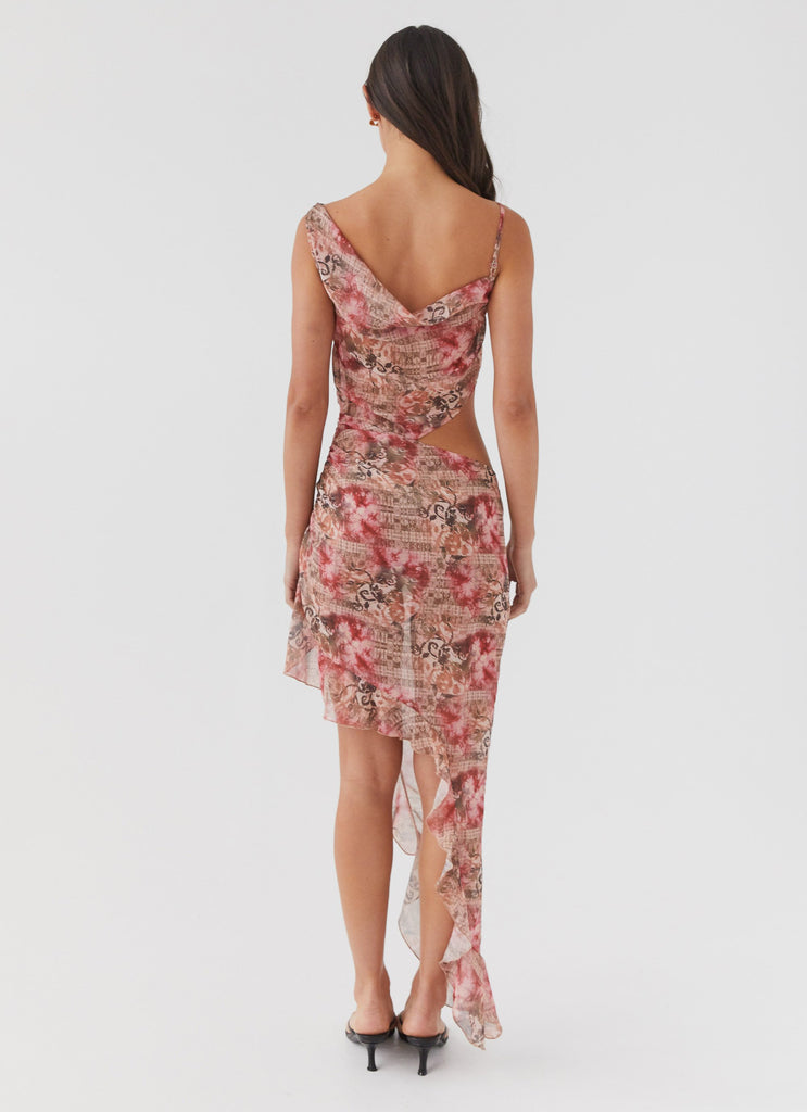 Law Of Attraction Midi Dress - Palais Floral