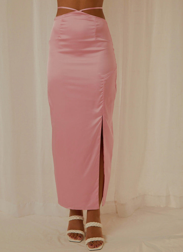 From Florence Maxi Skirt - Baby Pink - Peppermayo