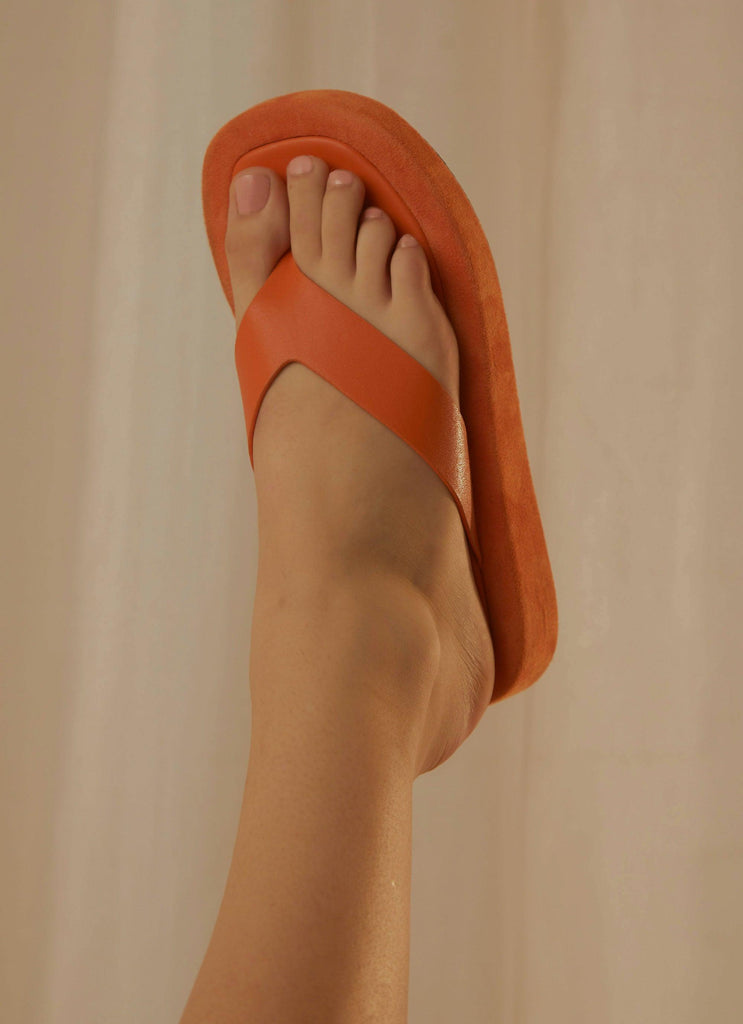 Style Muse Sandals - Orange - Peppermayo