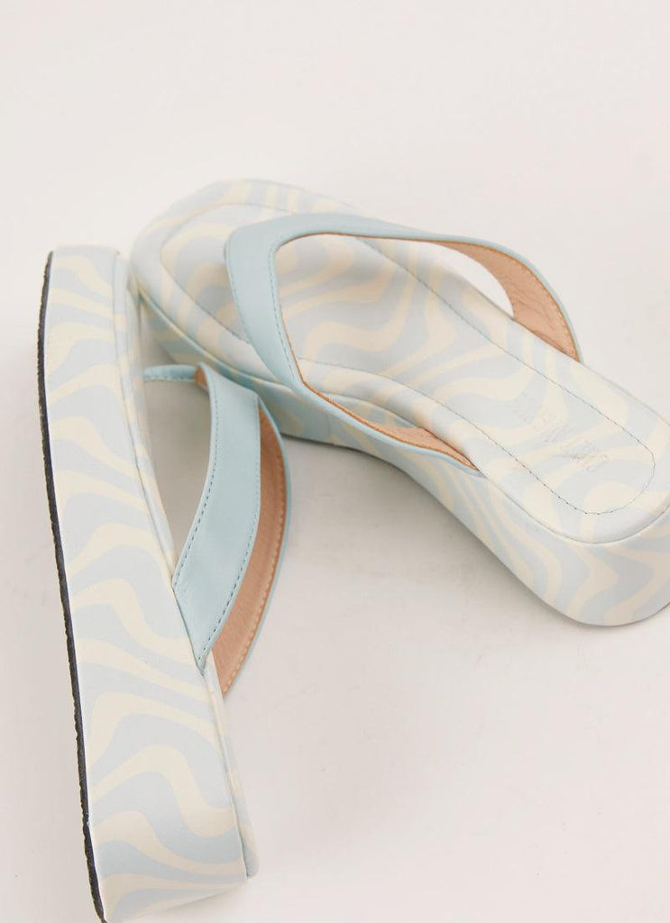 Minelli Sandals - Pastel Blue Wave - Peppermayo
