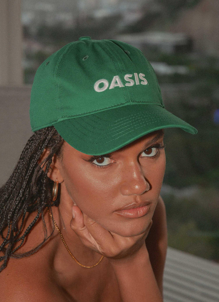 The Oasis Dad Cap - Military Green - Peppermayo