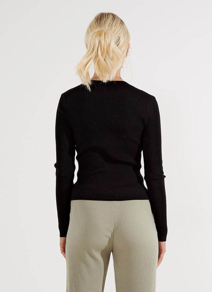 Nude Classic Knit - Black - Peppermayo