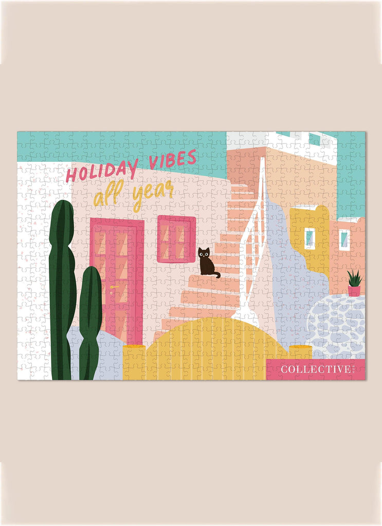 Holiday Vibes All Year Puzzle - Multi - Peppermayo