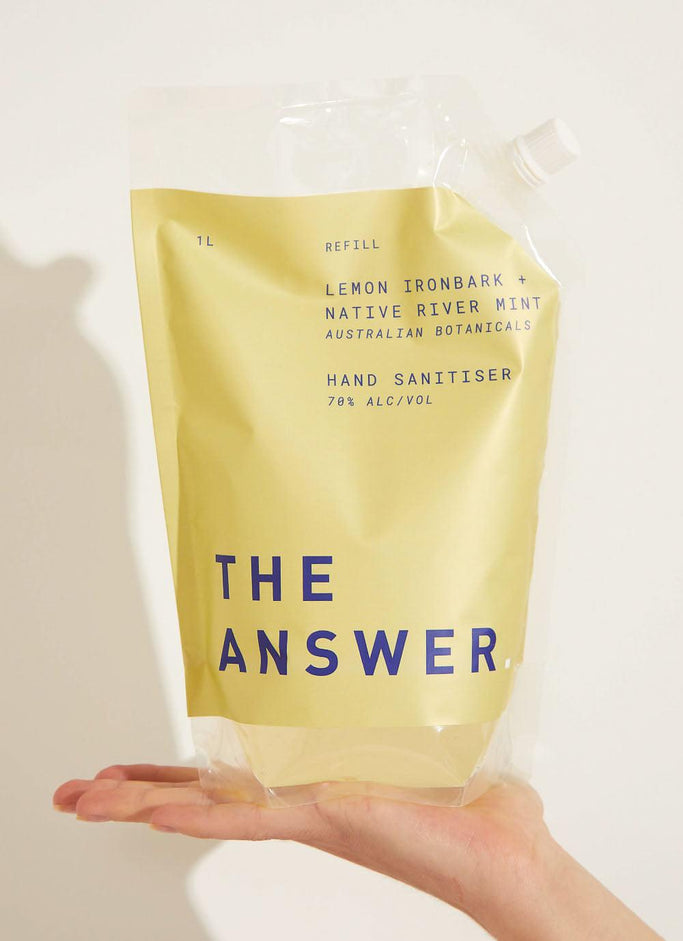 Hand Sanitiser - 1L - Lemon Ironbark & Native River Mint