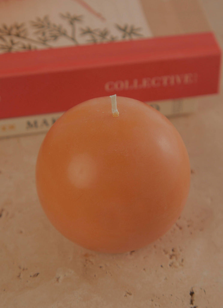 Moreton Eco Ball Candle - Orange - Peppermayo