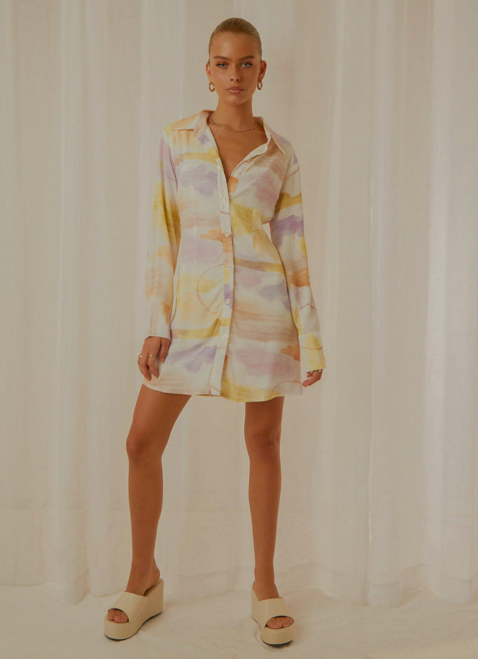Naomi Shirt Dress - Ibizia