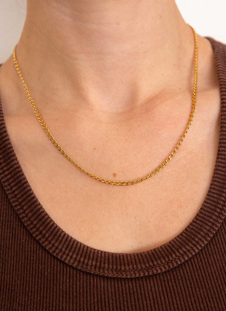 Shakespere In Love Necklace - Gold - Peppermayo