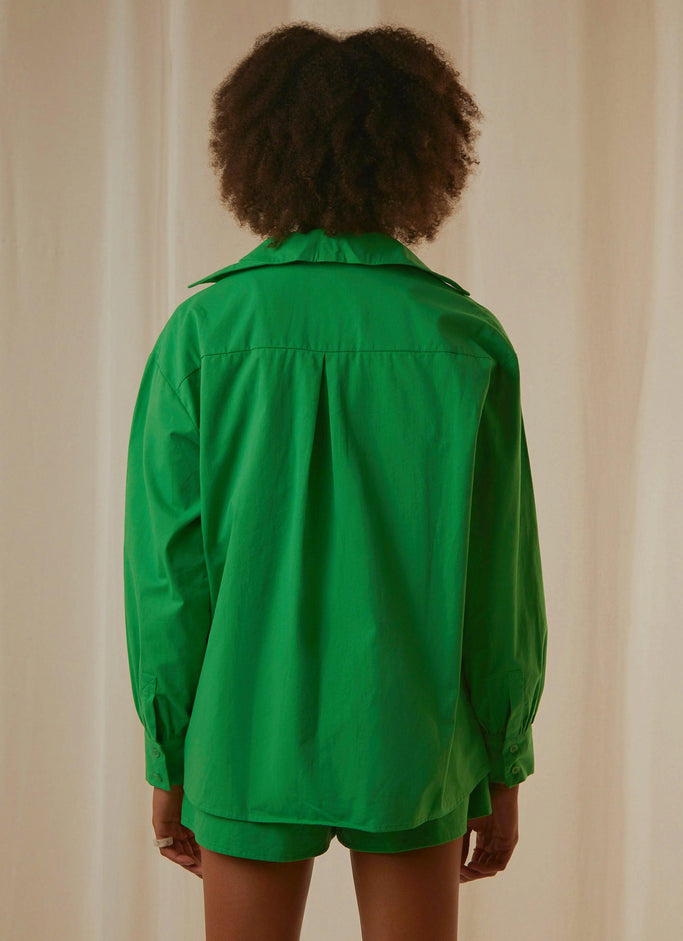Daydreams Shirt - Jade Green