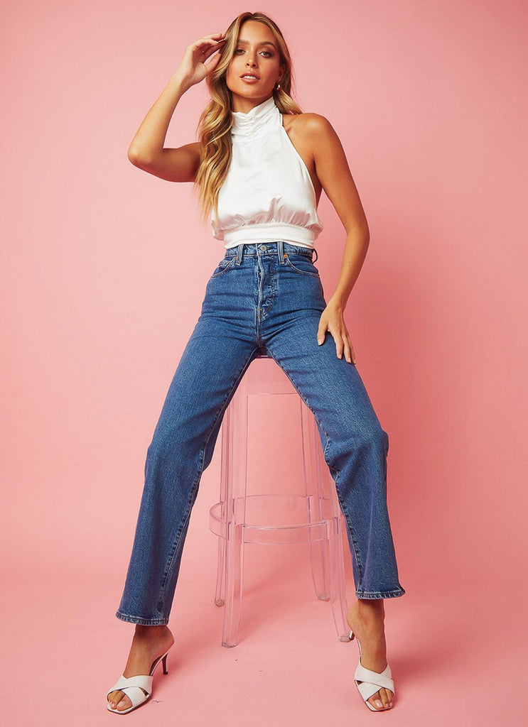 Ribcage Straight Ankle Jeans - Georgie - Peppermayo