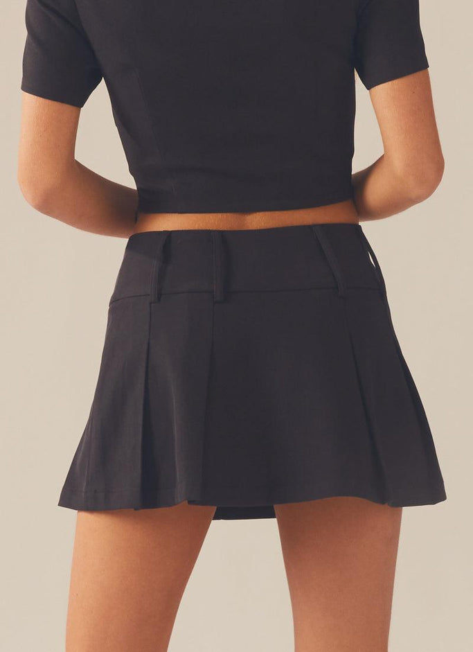 Piccadilly Lovers Skirt - Charcoal