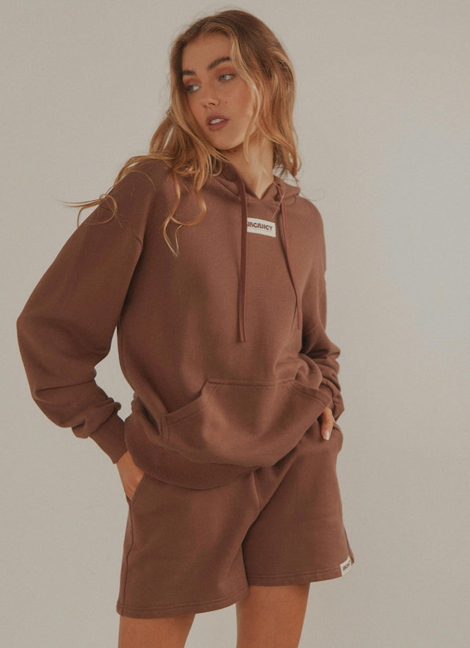 Retreat Hoodie - Choc Brown