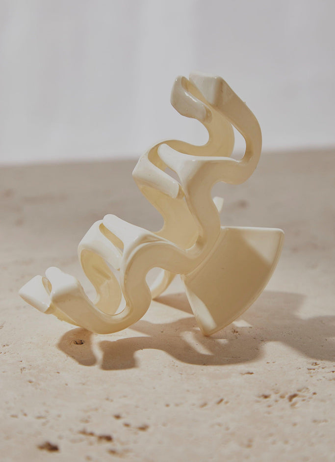 Reflections Hair Clip - Cream
