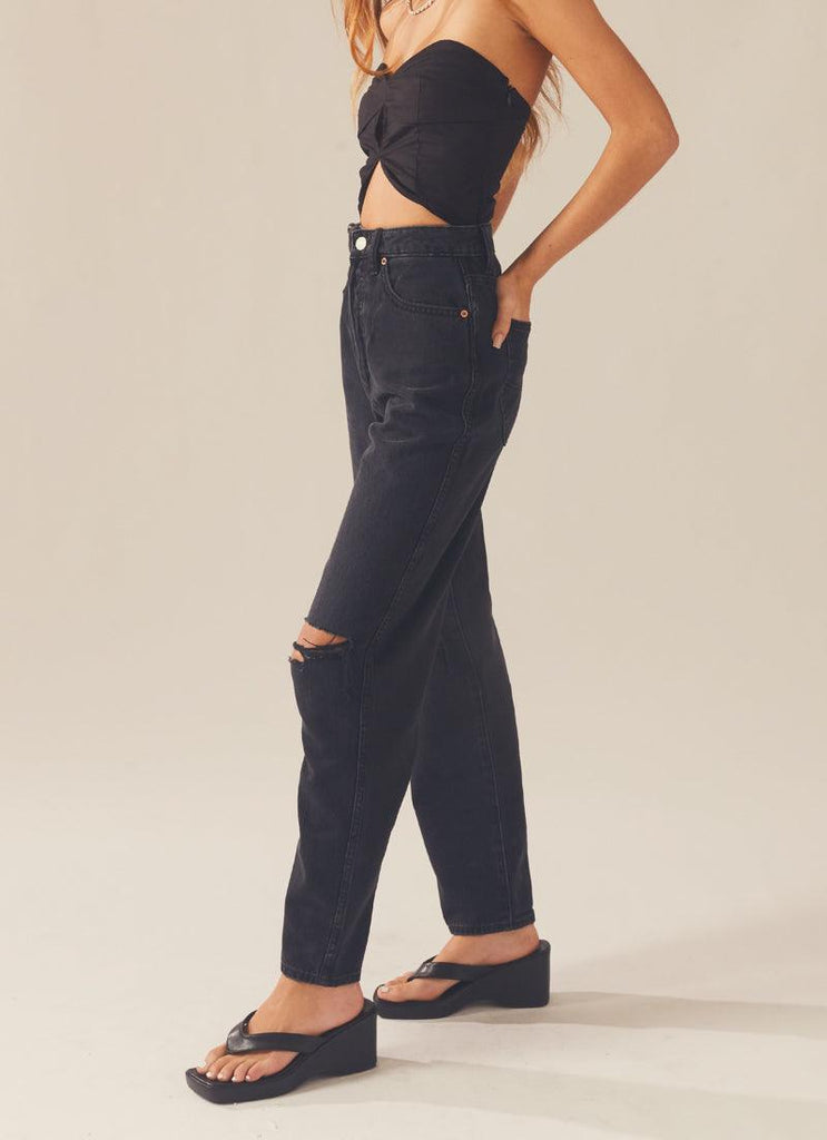High Relaxed Jean - Black Theory - Peppermayo