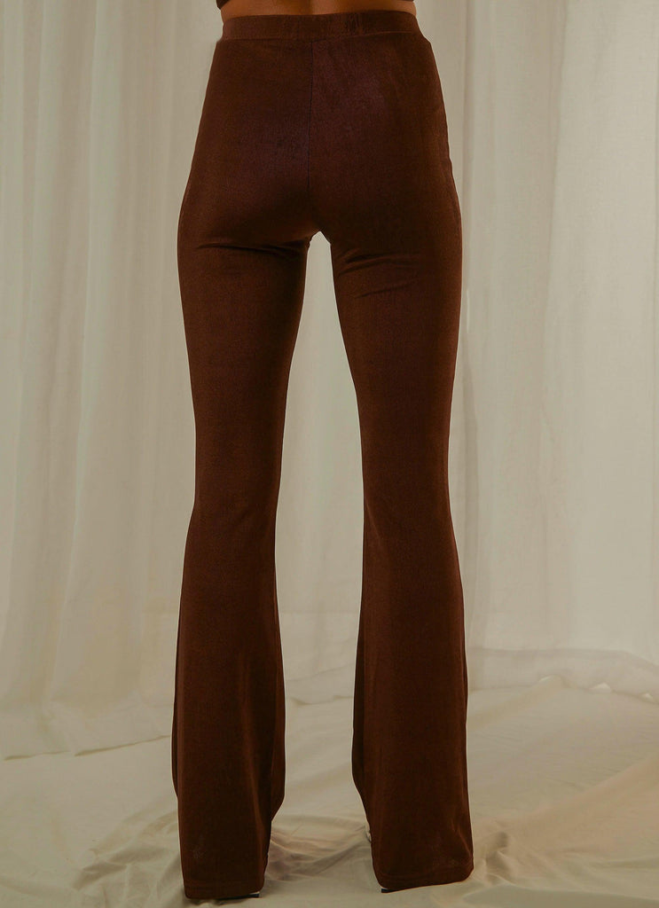 Russo Flare Pants - Chocolate - Peppermayo