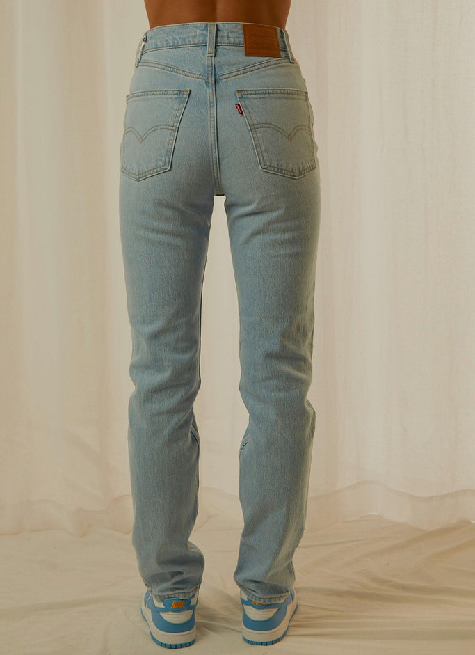 70s High Straight Jeans - Marin Hits