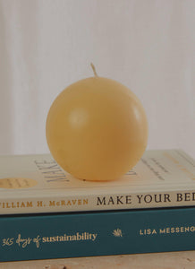 Moreton Eco Ball Candle - Lemon - Peppermayo