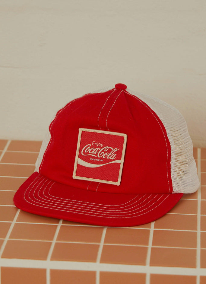 Coca Cola Trucker Cap - Coke Red