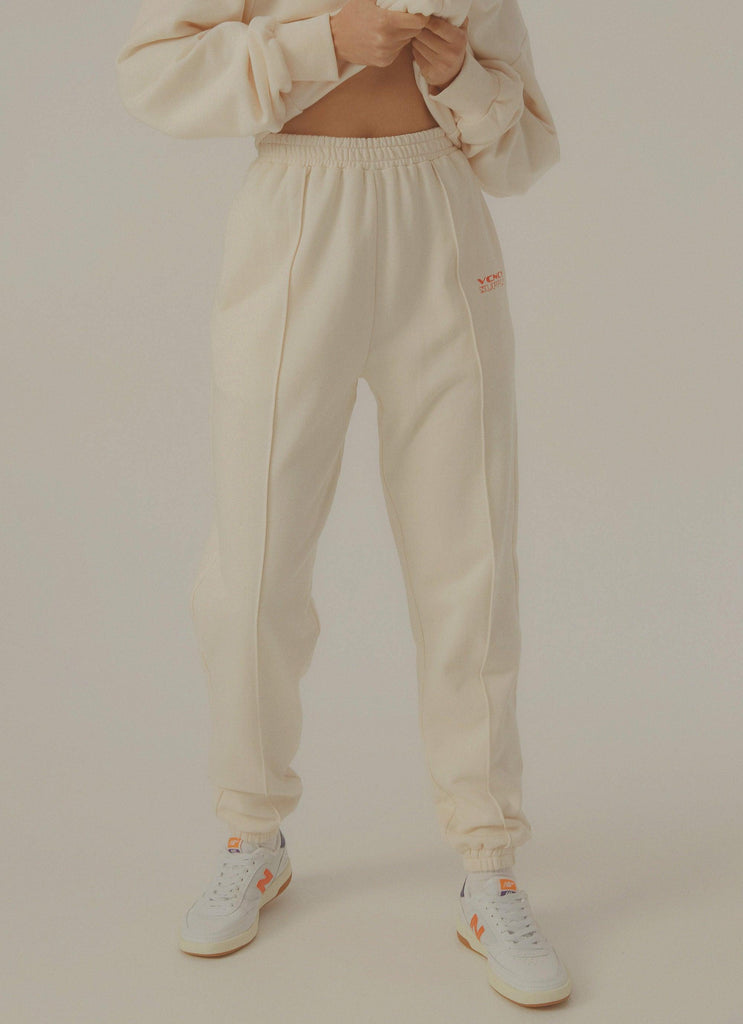 Traction Sweatpants - Off White - Peppermayo