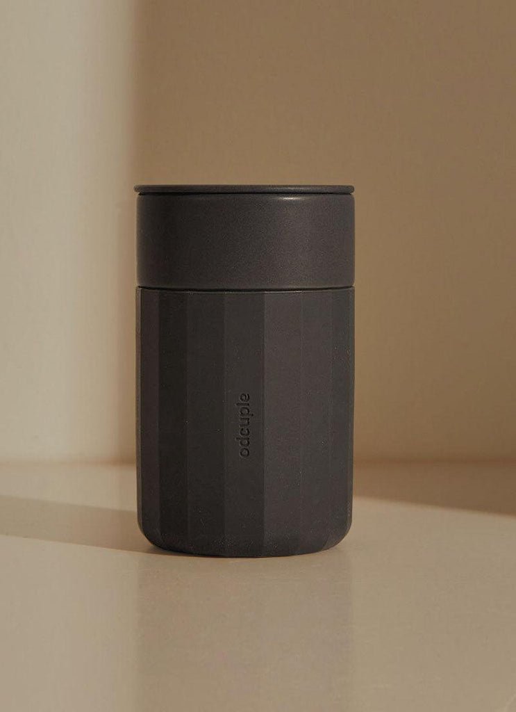 Original 12oz Reusable Coffee Cup (355ml) - Charcoal - Peppermayo